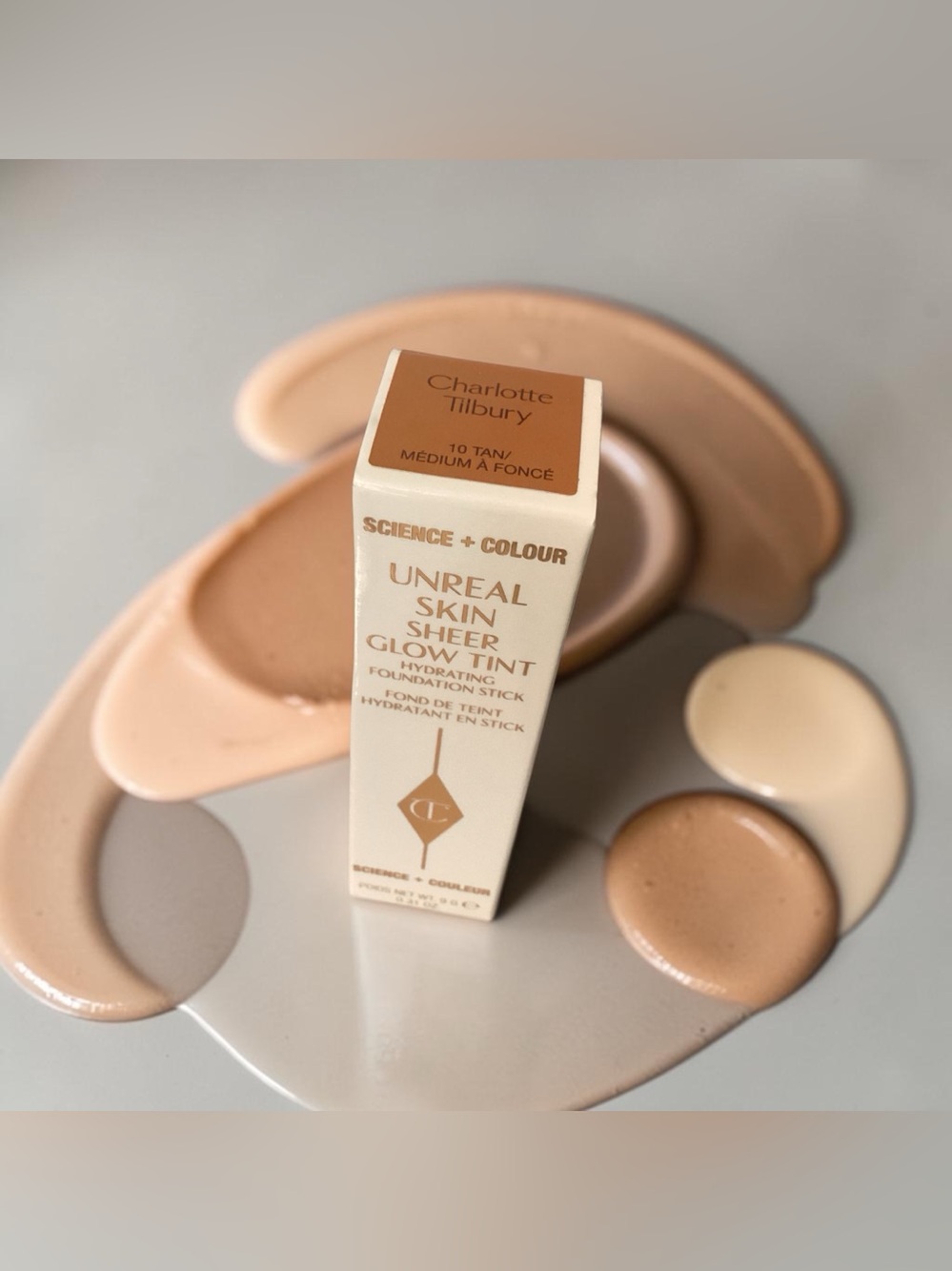 Fall Glow Charlotte Tilbury Unreal Skin Glow Sheer Hydrating Tint 10 Medium Tan